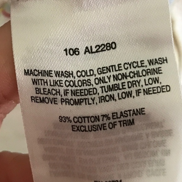 Columbia Vintage crew neck Tee Stripes White Butter Yellowred Sz L - Picture 5 of 5